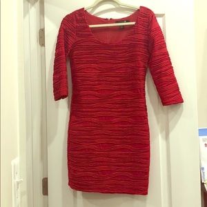 Deep red mini Dress